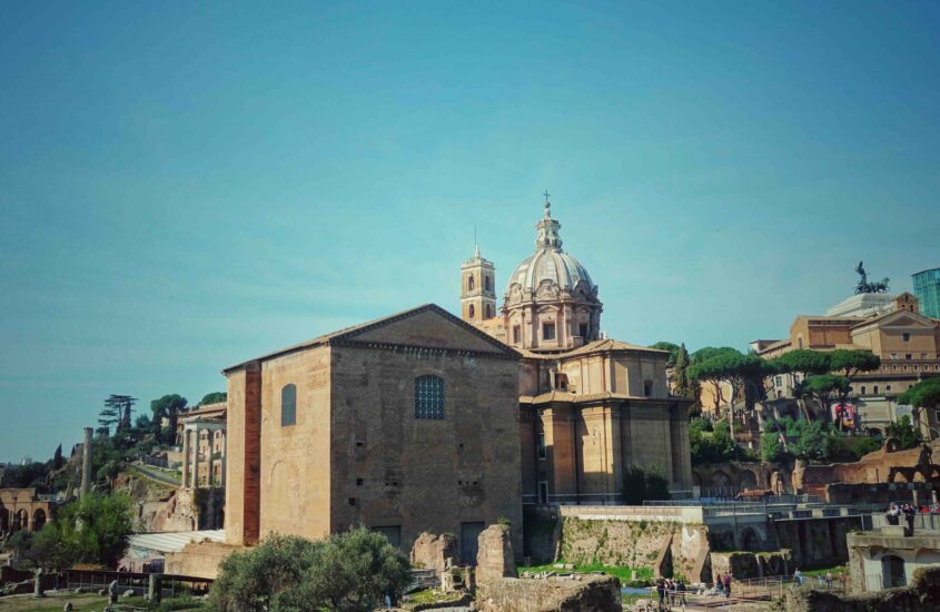 Visiting the Palatine Hill